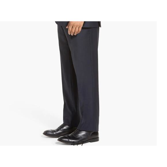Peter Millar SB Flynn Wool Dress Pants Mens 44x50 in Dark Navy Slim And Jacket - Picture 4 of 11